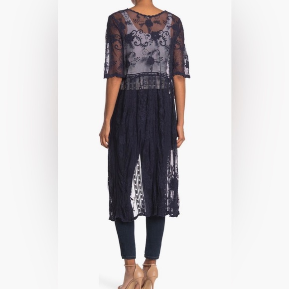 Forgotten Grace Tie Front Duster.  US XL - Picture 2 of 7